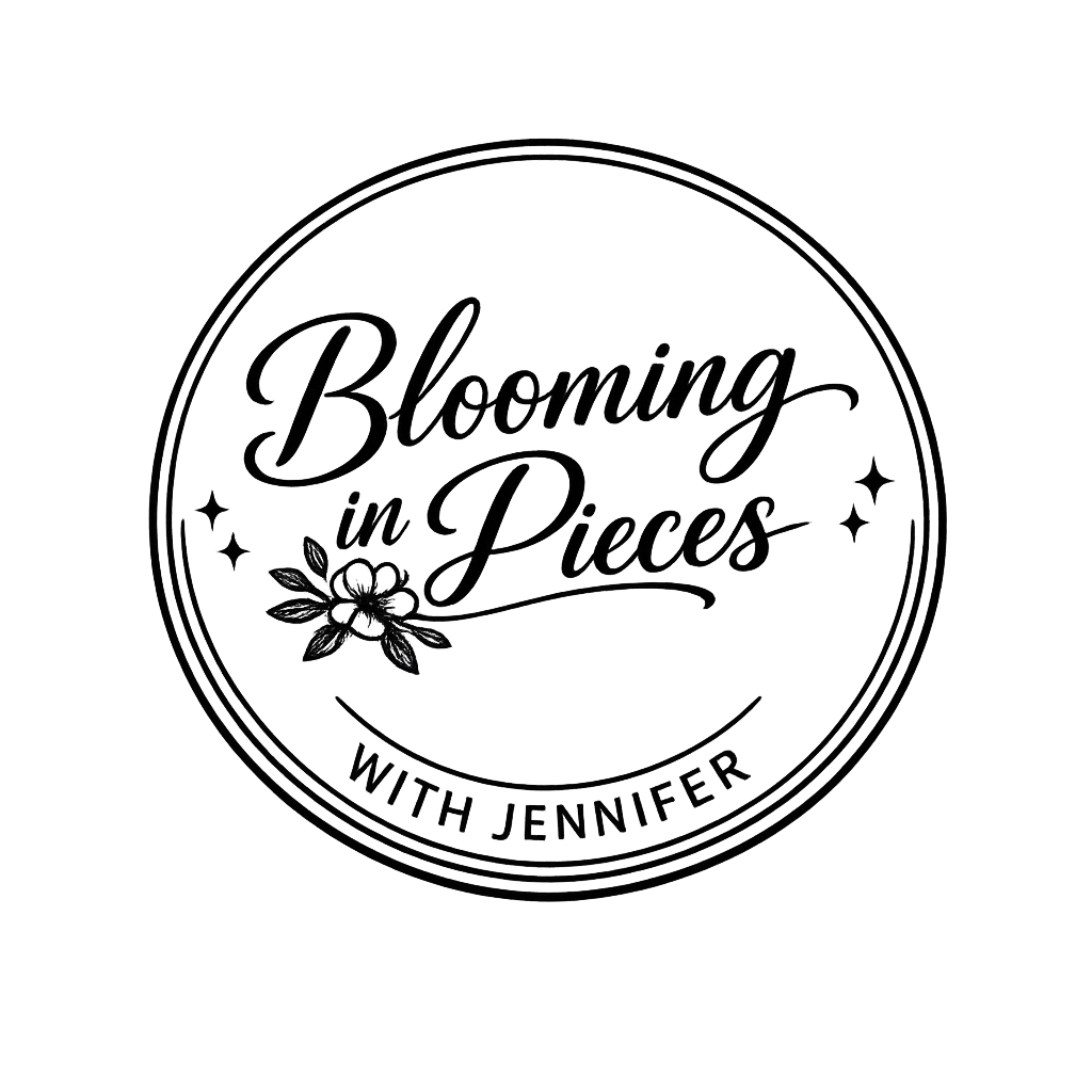 Blooming in Pieces with Jennifer logo